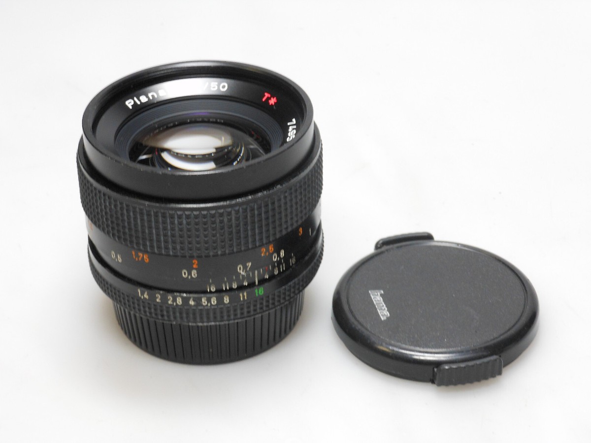◎標準の帝王◎ CONTAX Planar T* 50mm F1.4 L771 Carl Zeiss Planar T* 50mm F/1.4 [AE, MM] | LENS-DB.COM