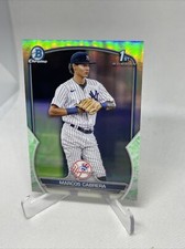 2023 Bowman 1ST CHROME #BCP-46 Marcos Cabrera LUNAR GLOW REFRACTOR - Yankees