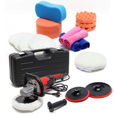 Poliermaschine Set 26tlg. 1500W 3000U/min Autopolierger&auml;t Polierger&auml;t Polierer