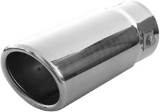 Auspuffblende Endrohr Edelstahl Universal Rund Für Opel Tigra Meriva Zafira
