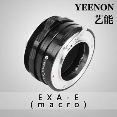 YEENON EXA-E Macro Adapter- Exakta EXA Lens to Sony E Mount Cameras EXA-NEX