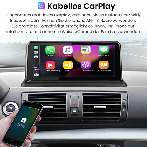 Autoradio GPS Navi für BMW E81 E87 E88 2006-2012 Carplay BT SWC Bluetooth IPS EQ - Bild 2 von 5