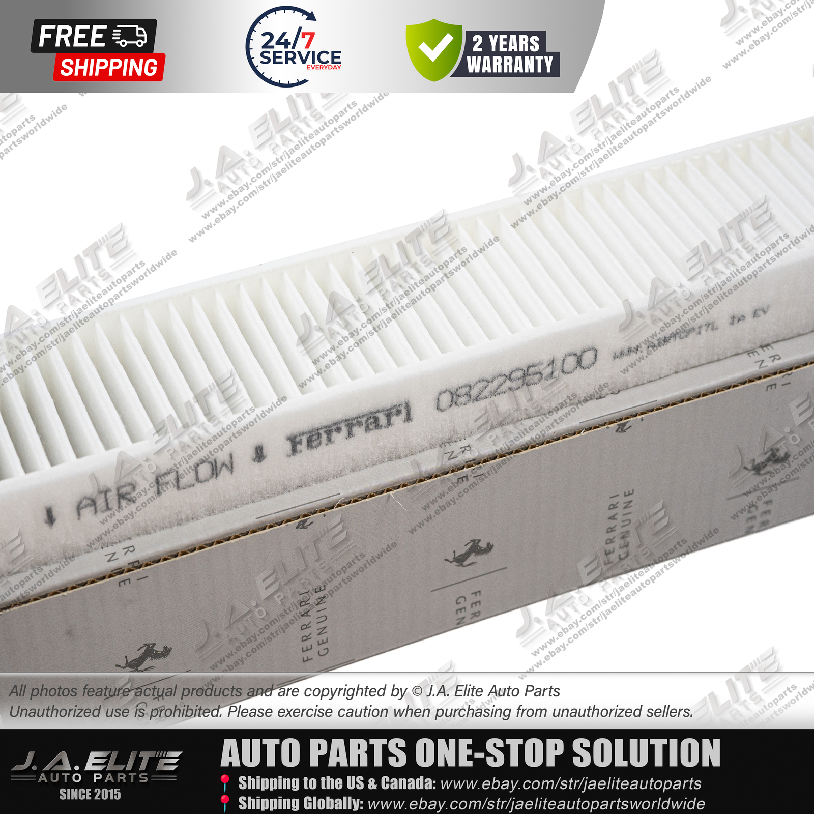 3pcs Ferrari Oil Filter & Air Filter & Pollen Filter for Ferrari 488 F8