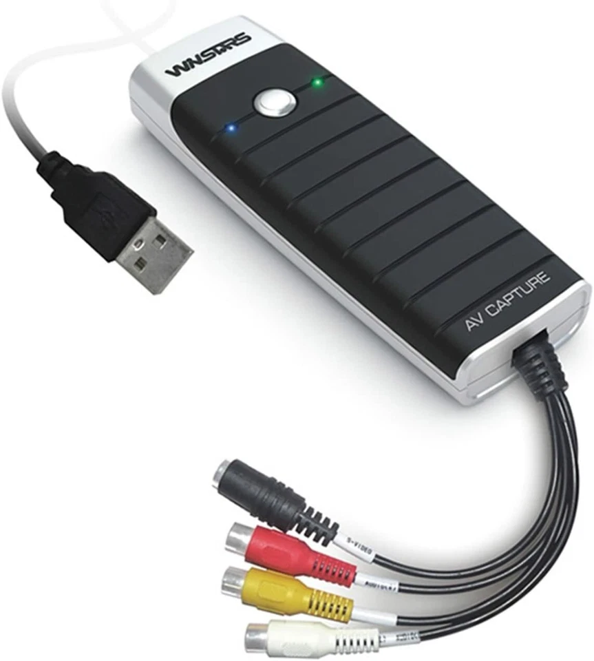 WINSTARS USB 2.0 Video Grabber with Audio - BLACK - Image 2 of 4