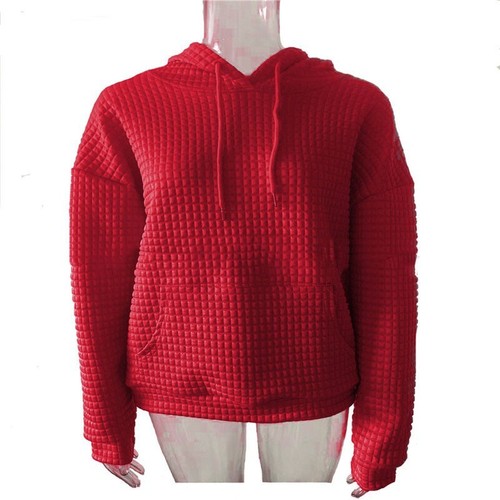 Mujeres Sudaderas con capucha Manga Larga Sudaderas con capucha Damas Deporte Térmico Cordón Top - Imagen 19 de 20