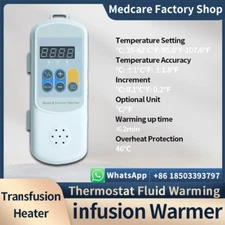 Transfusion Heater Thermostat Fluid Warming Portable Blood infusion Warmer