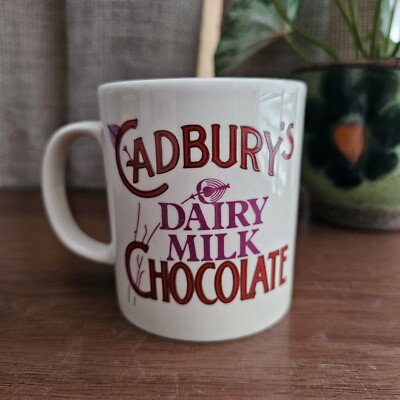 Cadbury' Dairy Milk Chocolate Keramik Becher Vintage Staffordshire