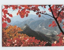 Postcard Autumn Scene of the Great Wall of China