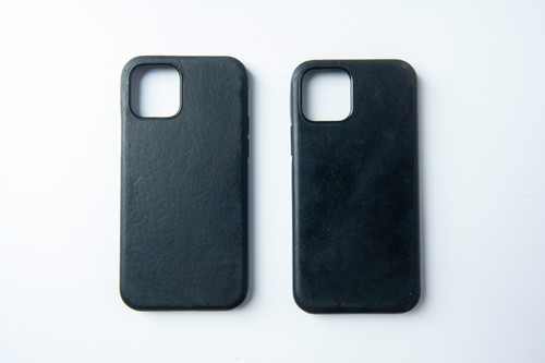 Nice! Nomad iPhone 12 Black Horween Leather Rugged Case Magsafe Qty 2