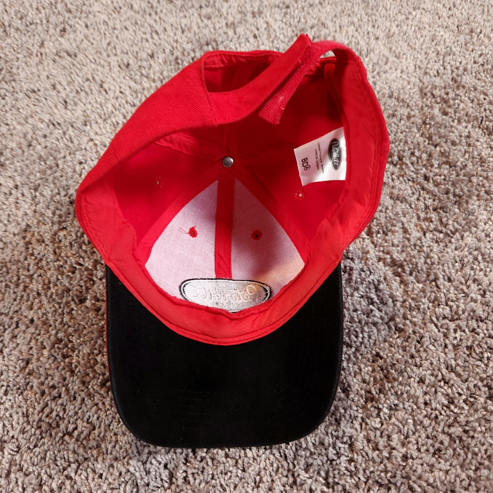 Peterbilt Red Cap Adjustable Strapback Hat Front … - image 8