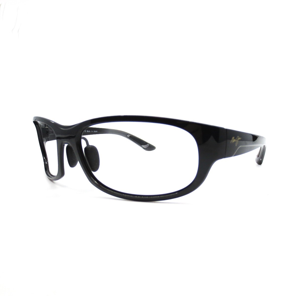 Maui Jim Twin Falls MJ 417-02J Black Wrap Sunglasses Frames