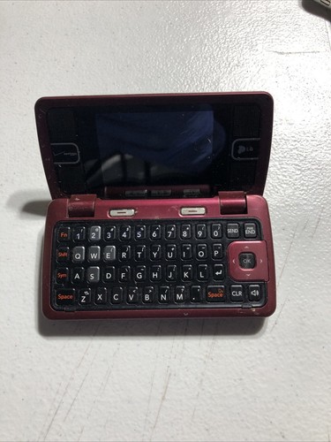 LG Envy2 VX9100M (Verizon) telefono messenger - rosso marrone vintage non testato così com'è. - Foto 3 di 5