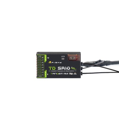 FrSky TD SR10 Dual-Band Receiver Simultaneous 2.4GHz+900MHz Advanced Stabilizer