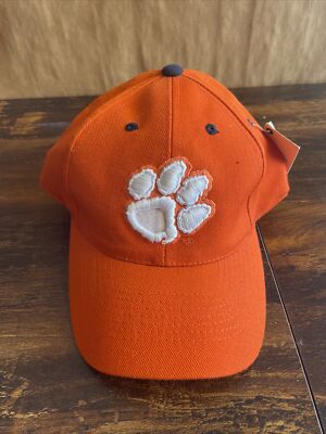 Vintage Clemson Tigers NCAA Top Of the World Caps Fitted 100% Wool 7 3/8 Hat 