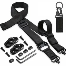 Quick Detach QD 1 2 Point Multi Mission Rifle Sling W/ D Ring&Mount Kit