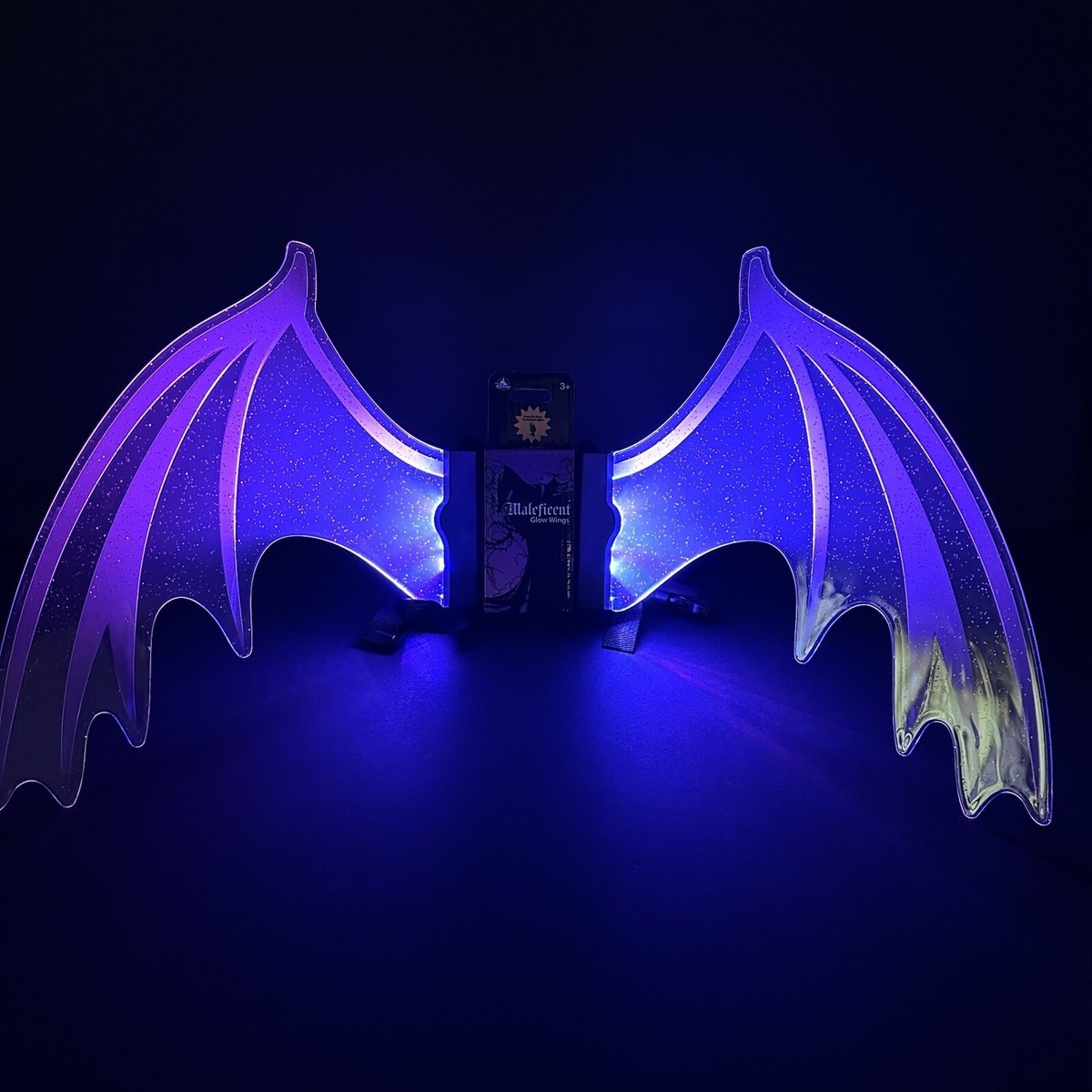 Disney Parks Vampirina Black Plastic Light Up Wings Costume Dress