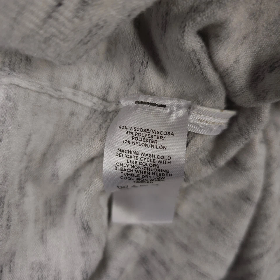 Suéter Ann Taylor Para Mujer XS Gris Mármol Puff Manga Corta Tejido Carrera Informal Foto 4 de 4