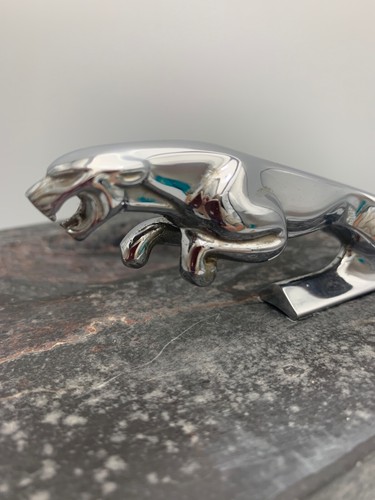 Jaguar Bonnet Mascot 7 24265 2WB Chrome Leaper Wilmot Breeden Vintage Original - Picture 22 of 24