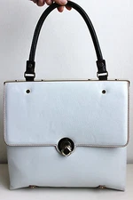 LANVIN Paris Women Leather Handbag Bag