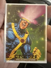 2024 Marvel Masterpieces ‘92 Platinum Cyclops # 13 Canvas Parallel