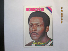 JIM PRICE BUCKS 1975-76 TOPPS BASKETBALL CARD #107