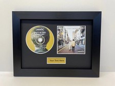 CD Album Cover Frame Display with Personalised Plaque CD Wall Art Frame