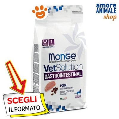 Monge Cat Vetsolution Gastrointestinal Schwein Essen Trocken Katzen 400 Gr/1,5