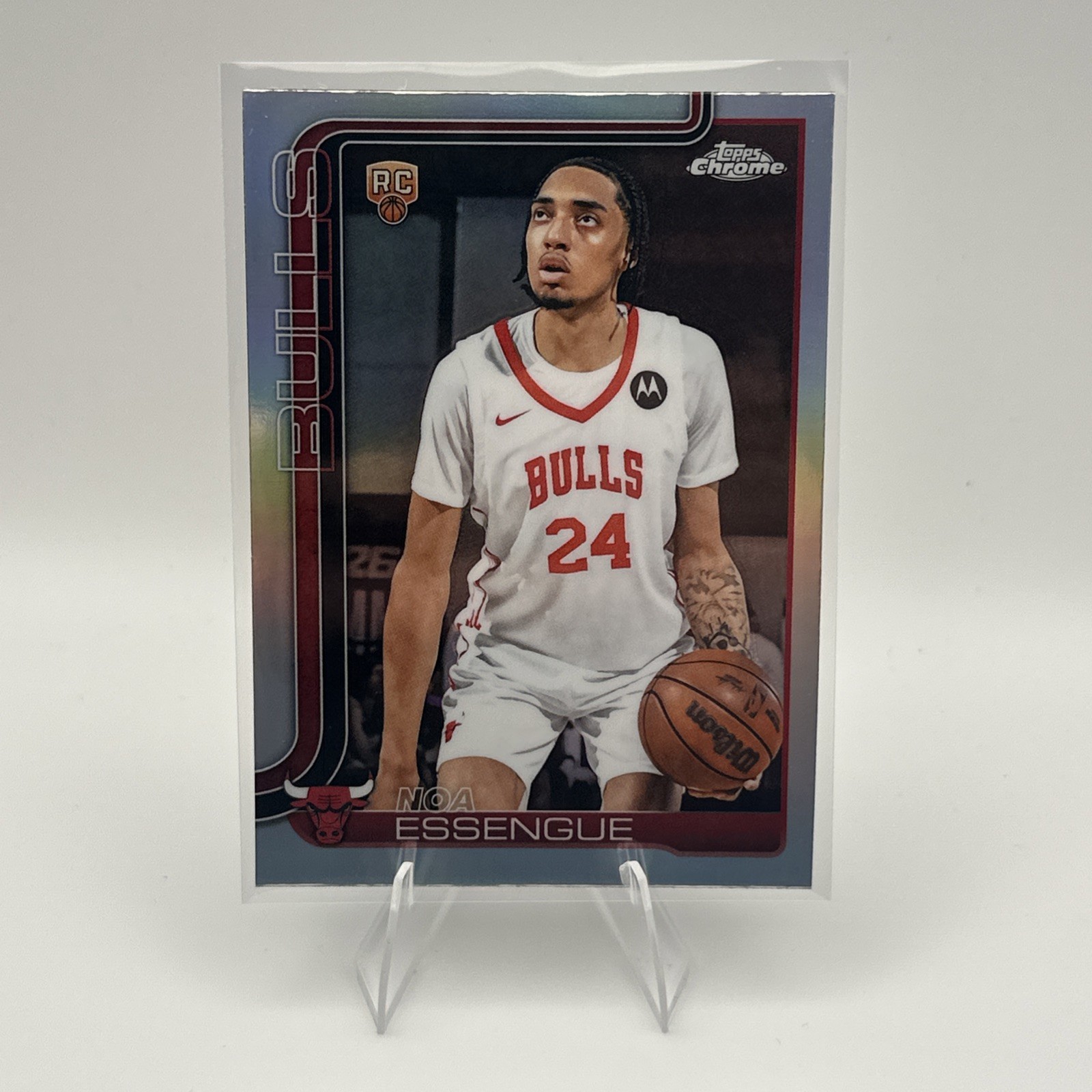 2025-26 Topps Chrome - Noa Essengue #262 Refractor (RC) Rookie Bulls