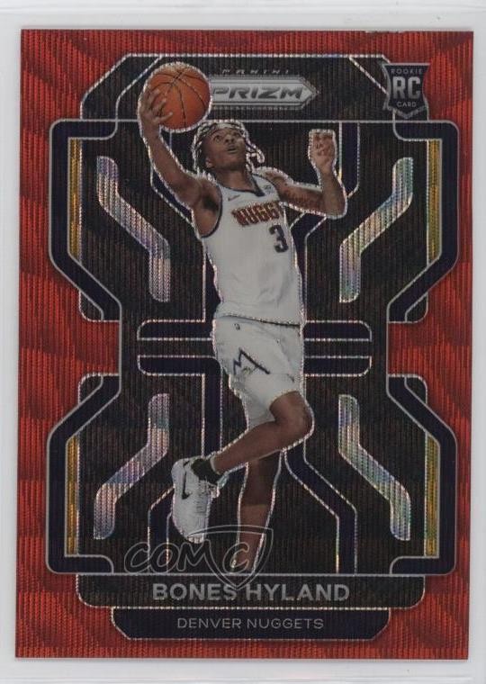 2021-22 Panini Prizm Ruby Wave Prizm Bones Hyland #302 1d0h