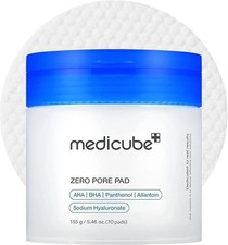 Medicube Zero Pore Pads 2.0 Dual-Textured Facial Toner Pads for Exfoliation 70ct
