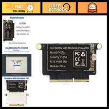 256GB NVMe 3.0 x4 SSD for MacBook Pro Retina A1708, 3D NAND TLC, DIY Tools Inclu