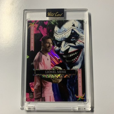 Lionel Messi 1/1 Joker’s Wild Wild Card One Of One Soccer GOAT Rare Insert