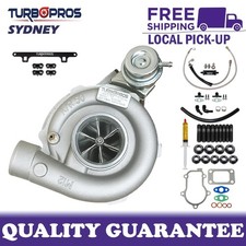 Billet Turbo+Oil Feed&Return Line+Bracket Kit For Ford Falcon FG X XR6/G6E 4.0L