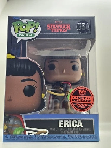 Funko Pop! Digital #354 Stranger Things S2 Erica Ultra LE 5,000 + Protector