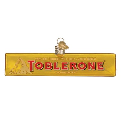 Old World Christmas TOBLERONE (32811) Glass Ornament w/ OWC Box