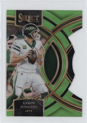 2023 Panini Select Premier Level Neon Green Prizm Die-Cut /499 Aaron Rodgers 0w8