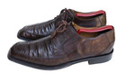 Mezlan Platinum Harrison 100% Lizard Skin Leather Oxford Dress Shoe Men’s SZ 9M — photo 4