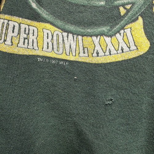 Vintage Green Bay Packers Pullover Herren XL NFL NFC Champions Super Bowl XXXI 90s - Bild 3 von 10