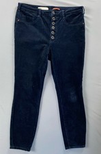 Pilcro and the Letterpress by Anthropologie Soft Corduroy Button Fly Pants. 32