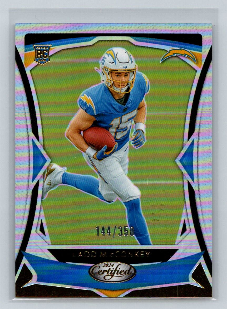 2024 Panini Certified #125 Ladd McConkey Mirror 144/350 - Los Angeles Chargers