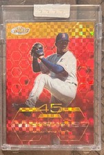 2003 Topps Finest Pedro Martinez Gold X-Fractor Uncirculated /199