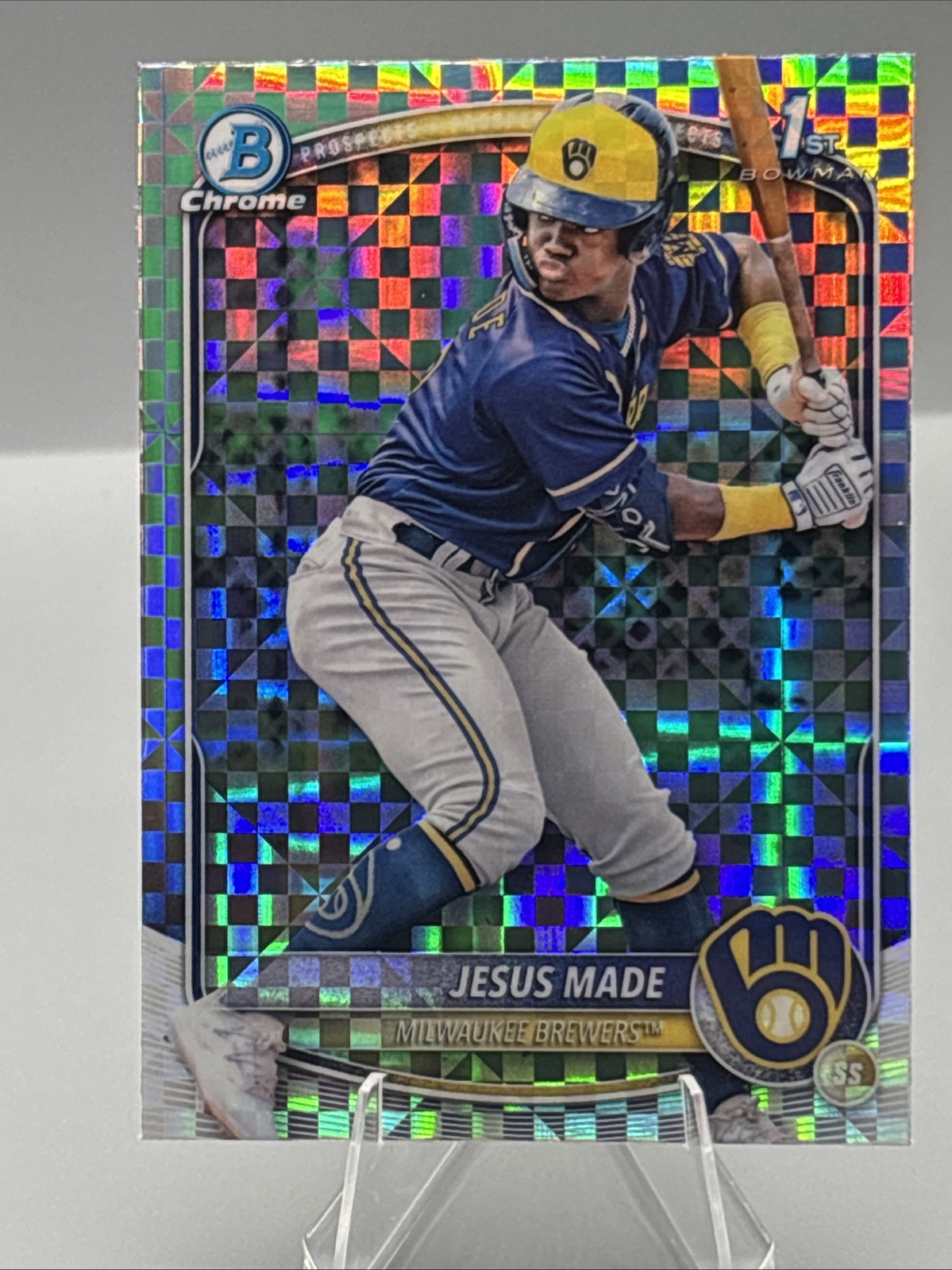 2025 Bowman - Chrome Prospects Jesus Made #BCP-50 X-Fractor (RC)