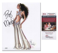 Bob Mackie signed Autograph 8x10 Photo c FASHION DESIGNER Naked Illusion JSA COA