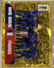 2026 Panini World Cup Sticker Rare Gold Crumple Foil France