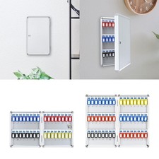 Key Lock Box, Key Organizer, Wall Mount Key Safe Box with Hooks for Car Dealers