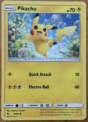 Pikachu 19/68 Hidden Fates Common
