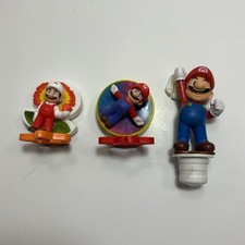 Lot of 3 Nintendo McDonald's Happy Meal Toys: Super Mario and Luigi