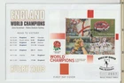 GB 2003  England Rugby World Champions M/Sheet Mercury FDC Rugby Postmark