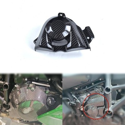 100% Carbon Fiber Sprocket Cover Engine Cover For Kawasaki Ninja H2 /R 2015-2023