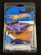 2011 HOT WHEELS STREET BEASTS '11 83/244 '70 PLYMOUTH AAR CUDA 3/10 W/ PROTECTOR